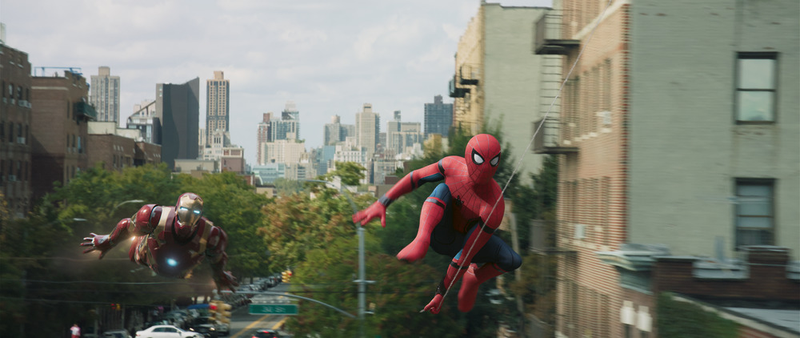 Spider-Man and Iron Man. Image: Sony